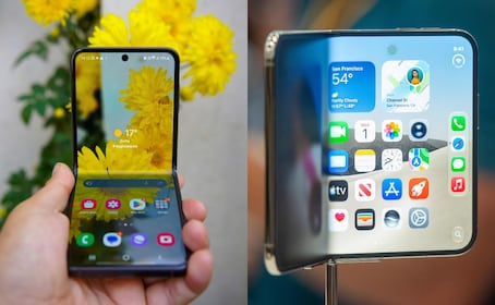 Samsung se 'burla' del iPhone plegable de Apple, pero internet le recuerda: “Tu bisagra ni dura”