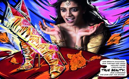 Christian Louboutin rinde homenaje al Bollywood con la creación de zapatos