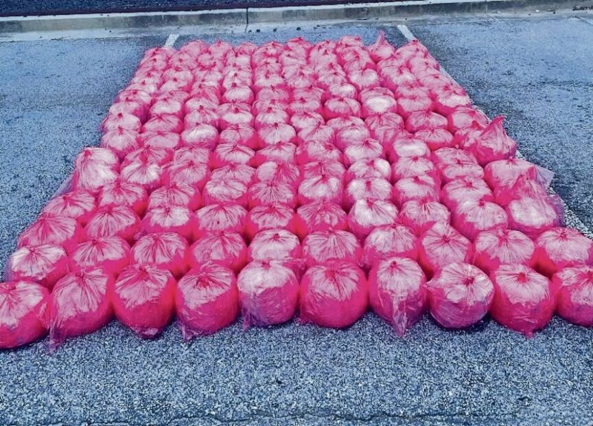 Droga decomisada por elementos de la Oficina de Aduanas y Protección Fronteriza de Estados Unidos. Foto: Cortesía CBP