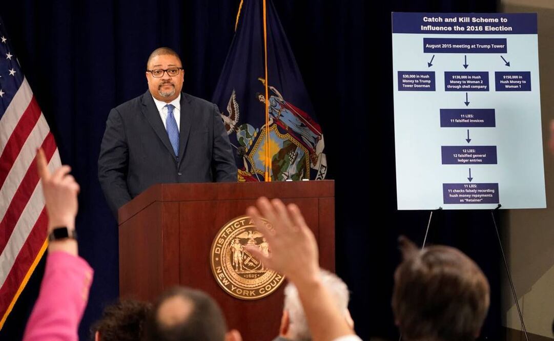 Alvin Bragg, fiscal contra Trump Foto: AP