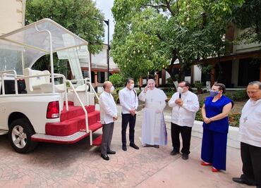 Gobierno de Chiapas dona el "papa móvil" a la Arquidiócesis de Tuxtla Gutiérrez