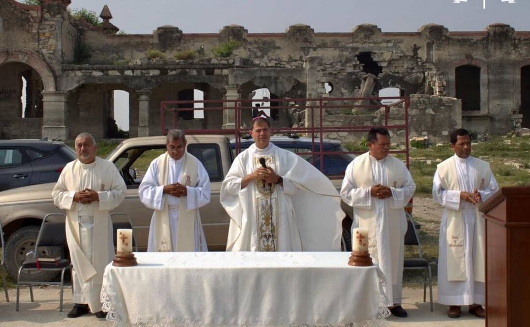 La presa Vicente Guerrero, donde celebró la eucaristía, es la principal fuente de abastecimiento para el consumo humano de la capital tamaulipeca / Foto: Especial