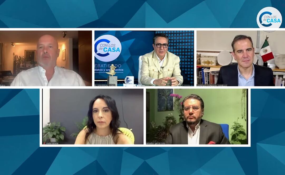 Lorenzo Córdova invitado en Con los de Casa. Foto: Youtube/EL UNIVERSAL