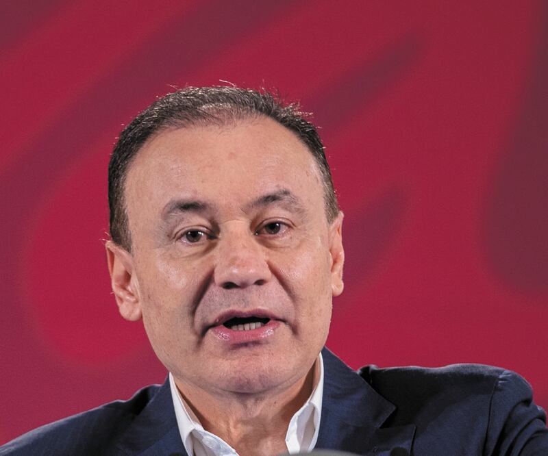 Alfonso Durazo criticó las acciones en materia de seguridad implementadas por administraciones anteriores. Foto: ARCHIVO EL UNIVERSAL