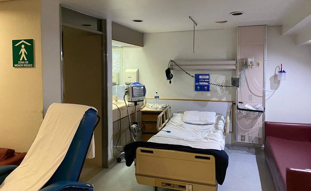 Cuarta de aislamiento para un paciente con coronavirus