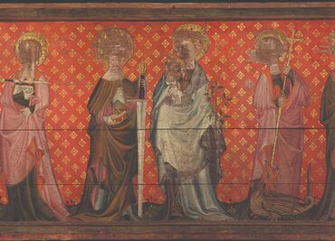 Descubren en retablo graffiti contra los espíritus malignos