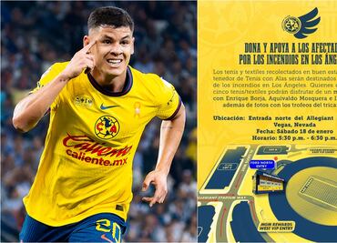 América hace llamado a sus aficionados para apoyar a los afectados por los incendios en Los Ángeles