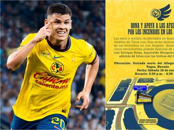 América hace llamado a sus aficionados para apoyar a los afectados por los incendios en Los Ángeles