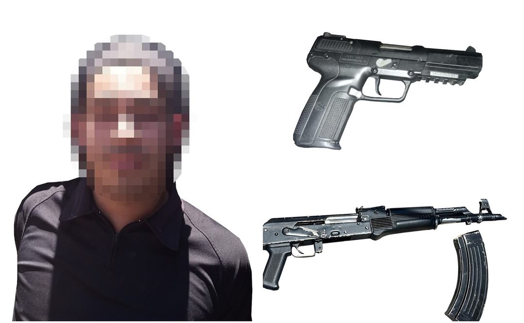 Detenidos con armas de fuego. Foto: Especial