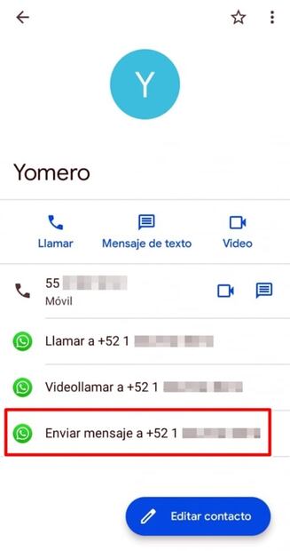 Cómo enviar mensajes de WhatsApp a uno mismo