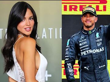 Lewis Hamilton es captado con la mexicana Eiza González, ¿Se peleó con Shakira?