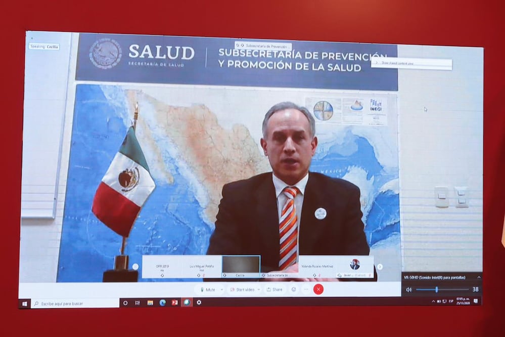 Conferencia de prensa virtual de Hugo López-Gatell, subsecretario de Salud. Foto: Berenice Fregoso