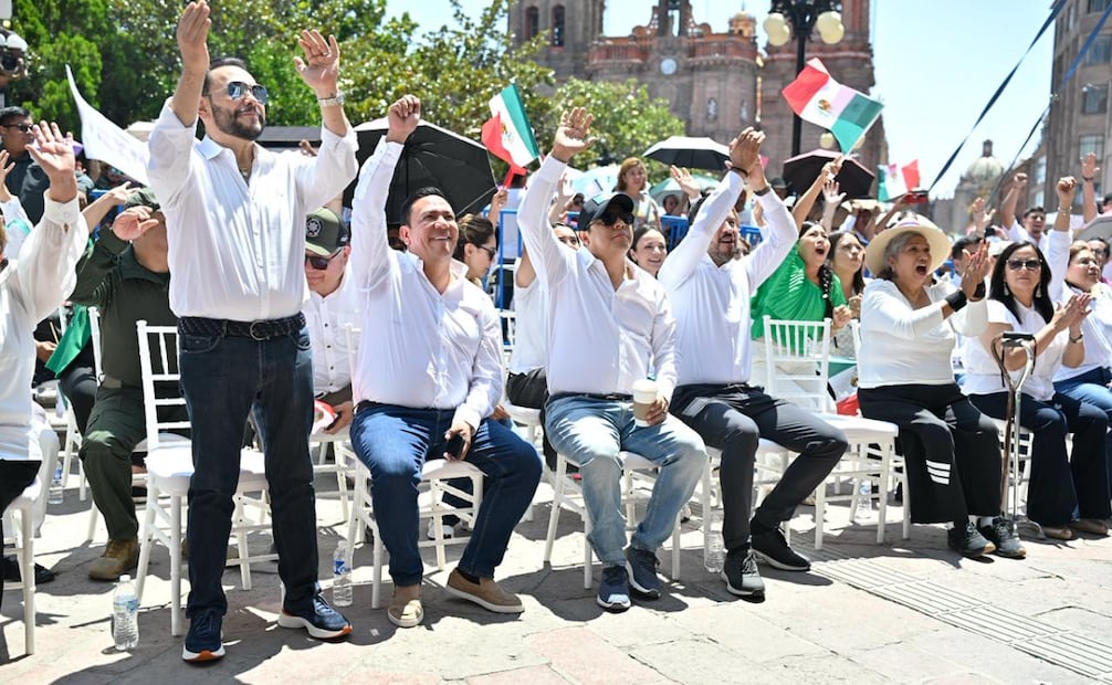 Gobernador de San Luis Potosí refrenda apoyo a Claudia Sheinbaum; destaca proyectos conjuntos.
Foto: Especial.