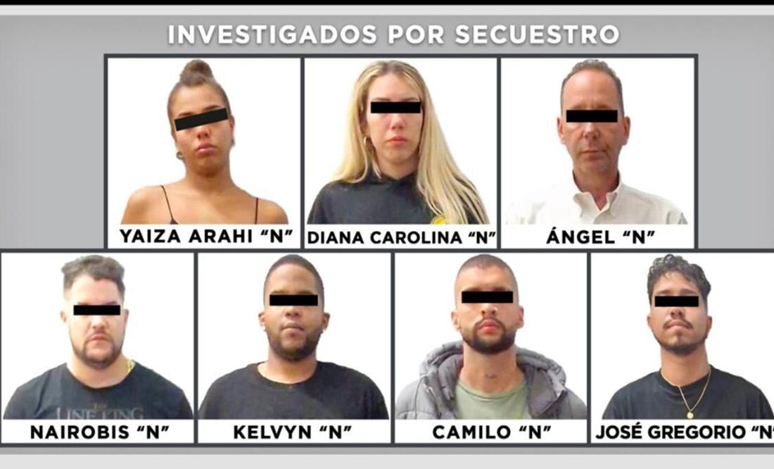 Detenidos en el Rancho de Los Leones por presunto secuestro. Foto: especial