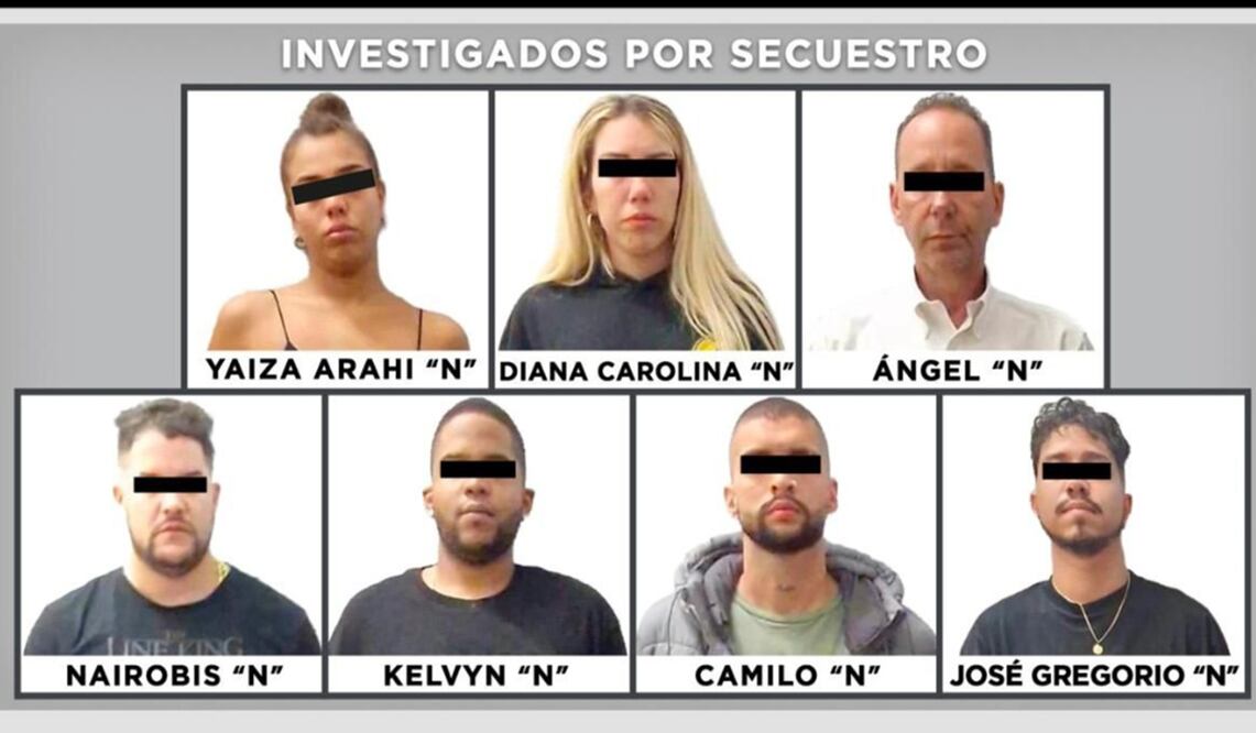 Detenidos en el Rancho de Los Leones por presunto secuestro. Foto: especial