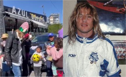 'Zico', leyenda del Club Puebla regala comida a personas de la calle por Navidad