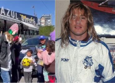 'Zico', leyenda del Club Puebla regala comida a personas de la calle por Navidad