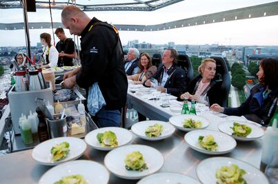 ¡La experiencia de comer en las alturas ya está en Campo Marte!