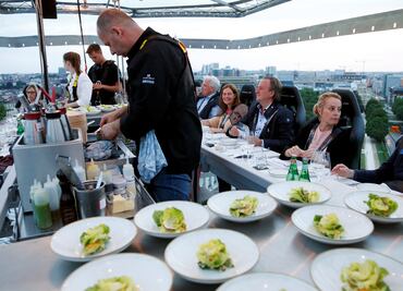 ¡La experiencia de comer en las alturas ya está en Campo Marte!