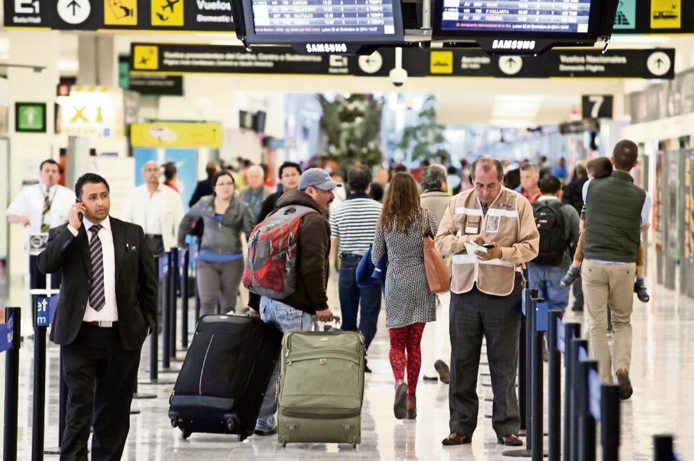 Los principales incrementos en el traslado de pasajeros se registraron en las terminales aéreas de Puebla, Chetumal y Ciudad Obregón, entre otras (ARCHIVO EL UNIVERSAL)