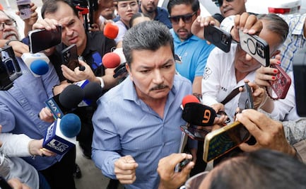 Él es Marco Antonio Almanza, exjefe de la policía de investigación de Rocha; es acusado por EU de nexos con el narco