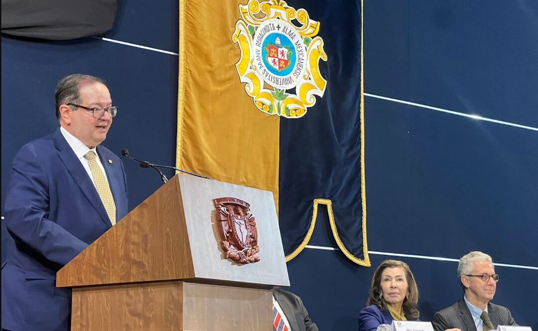 Leonardo Lomelí Vanegas, rector de la UNAM, participó en los "Foros Reforma Constitucional en Materia de Justicia". Foto: UNAM