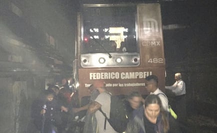 Humo y temor a bordo del Metro... y en hora pico