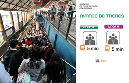 ¿Qué pasa en las líneas B y A del Metro este miércoles 31 de mayo?