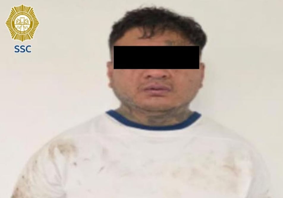 La pareja sentimental de Cielo Beanjy fue detenido por elementos de la Secretaría de Seguridad Ciudadana (SSC) como principal sospechoso de la agresión. Foto: Especial
