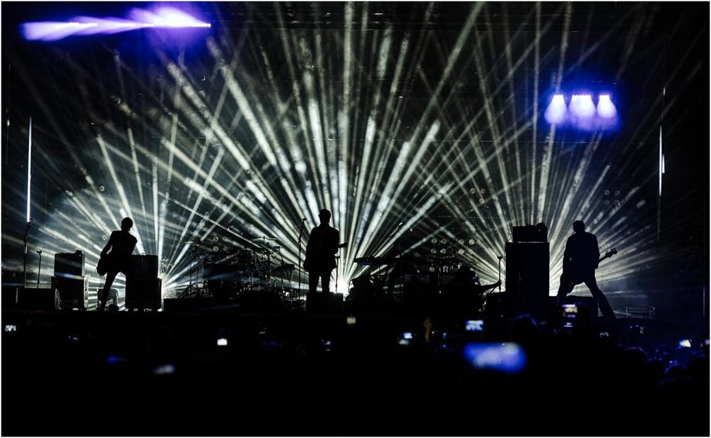 Concierto de Interpol en el Zócalo de CDMX. Fotos: Abril Ángulo/ El Universal