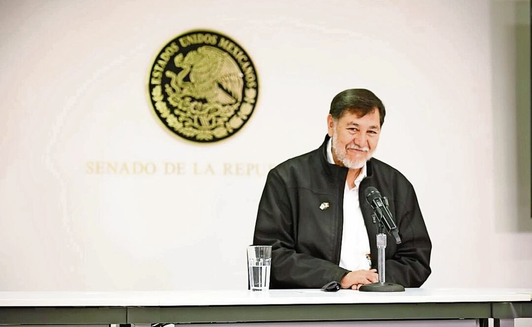 Gerardo Fernández Noroña, presidente del Senado, aseguró que aguanta los ataques en su contra y más. Foto: Diego Simón Sánchez / EL UNIVERSAL