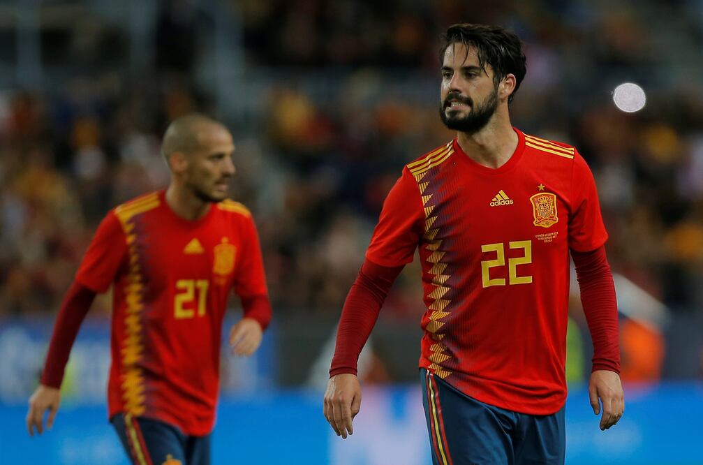 Reuters. Isco Alarcón durante un juego de la Selección Española