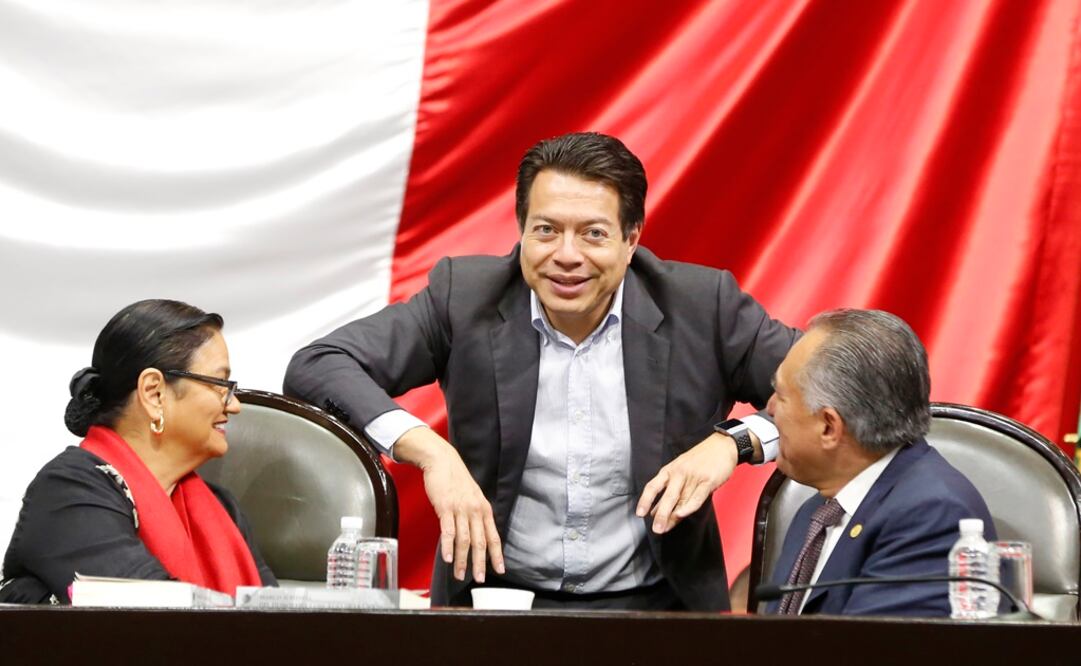 Mario Delgado, coordinador del grupo parlamentario de Morena en San Lázaro. Foto: Archivo/EL UNIVERSAL