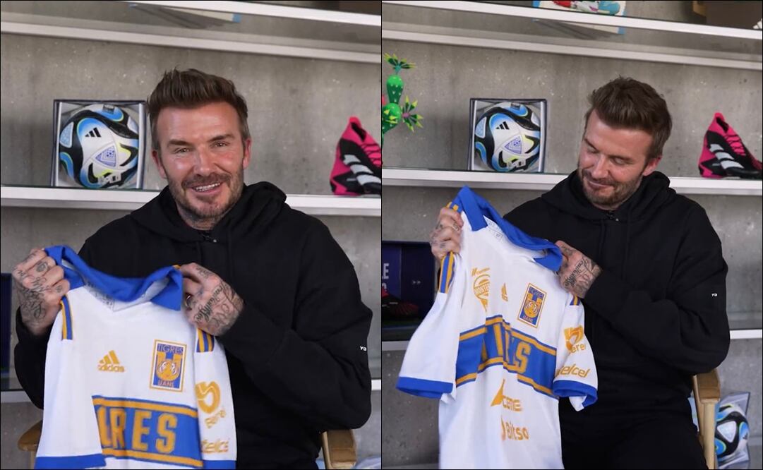 David Beckham lanzó un mensaje de apoyo a Tigres antes de enfrentar a Chivas en la final de la Liga MX / FOTO: ESPECIAL