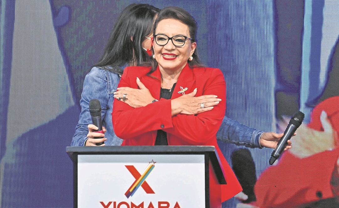 La presidenta de Honduras, Xiomara Castro. Foto: AFP