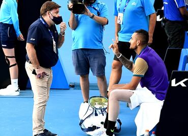 Nick Kyrgios y la polémica discusión que lo hizo abandonar un partido