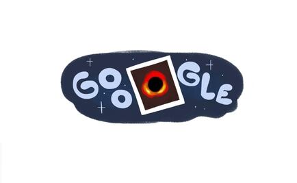 Agujero negro "devora" el doodle de Google