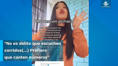 Con ayuda y al ritmo de Peso Pluma “Miss viral” enseña matemáticas
