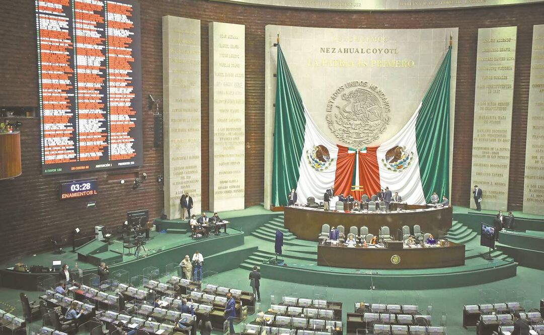 El pasado 23 de abril, en San Lázaro fueron avalados los cambios en la ley de la SCJN. Foto: ARCHIVO EL UNIVERSAL