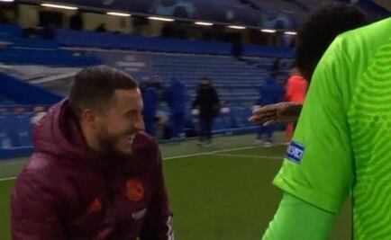 Hazard no paró de reír tras eliminación del Real Madrid