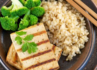 #RECETA de tofu al teriyaki con brócoli