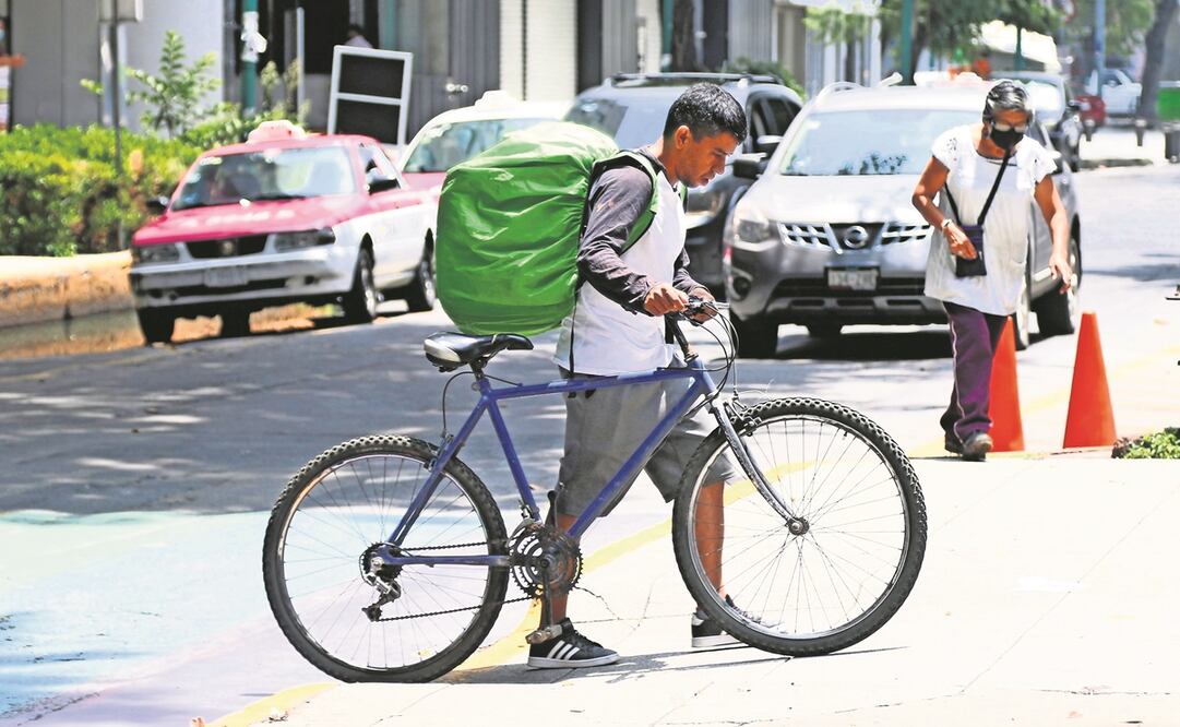 Sheinbaum dice que no se busca afectar a repartidores. Foto: ARCHIVO EL UNIVERSAL