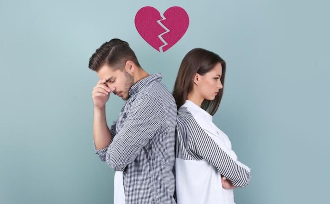 Superar una separación no ocurre automáticamente con el paso del tiempo. Fuente: Freepik.