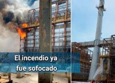 Por sismo, refinería en Salina Cruz registra conato de incendio; suspenden operaciones