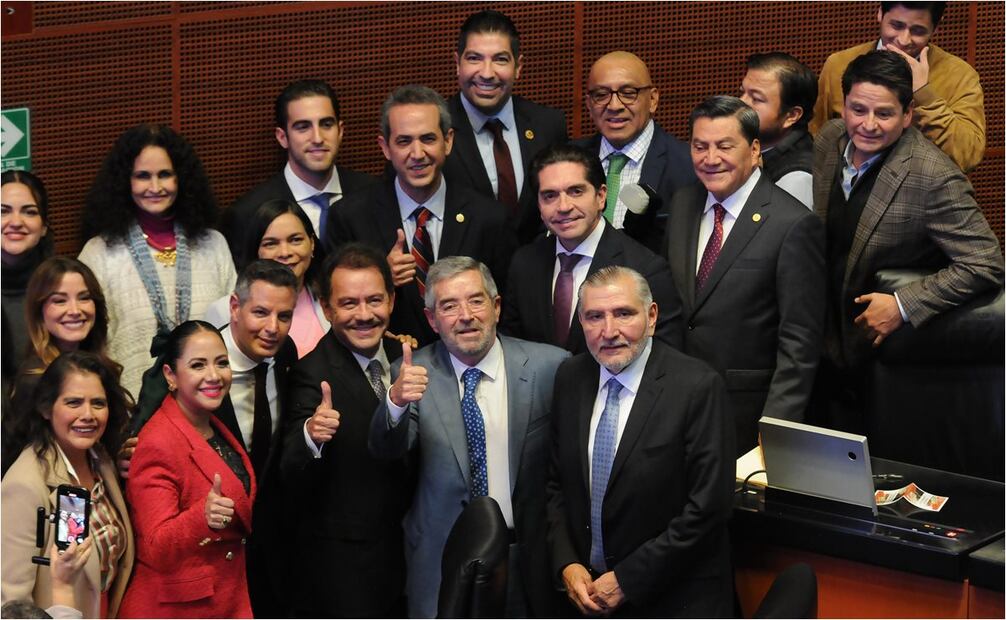 Juan Ramón de la Fuente es ratificado como titular de la SRE en el Senado, este 9 de octubre del 2024. Foto: Diego Simón/EL UNIVERSAL