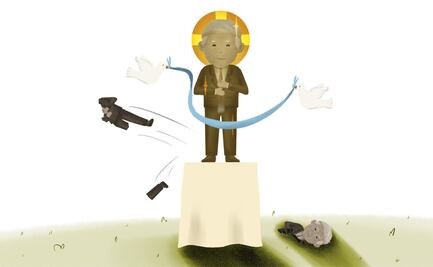 ¡Aleluya, aleluya, AMLO, directo a los altares!