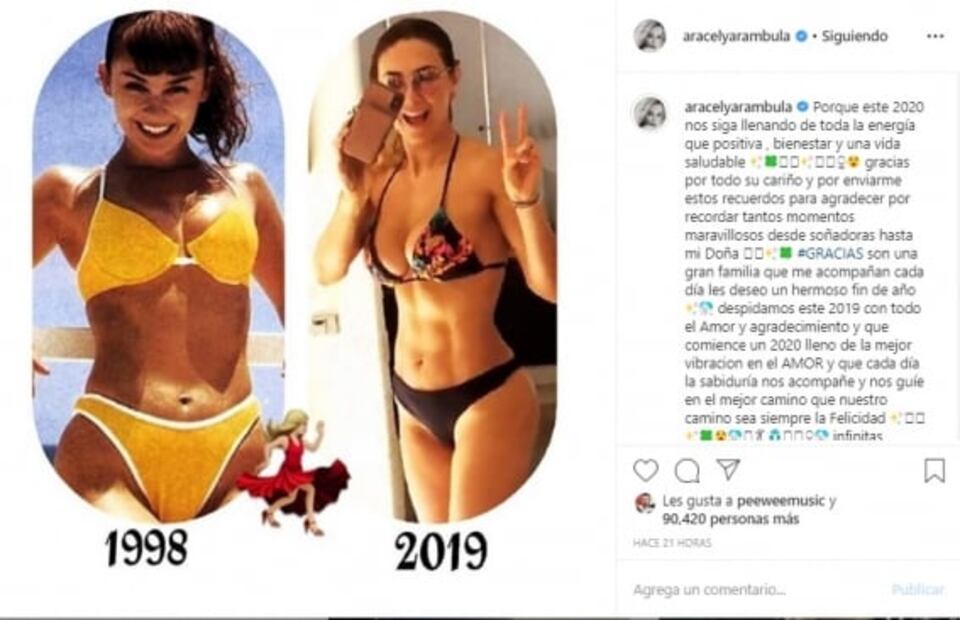 Aracely Arámbula enloquece a fans con sensuales curvas