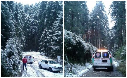 Conagua emite aviso por caída de nieve en centro del país