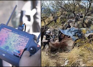 Destruyen 6 campamentos de "Chapitos" en Sonora; sicarios dispararon contra dron de EU: VIDEO