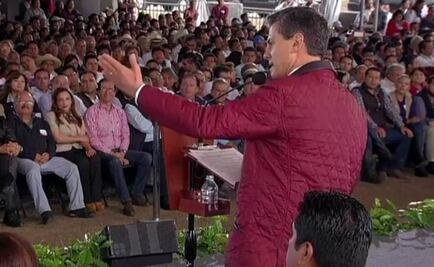 Trabajará gobierno para concretar metas: Peña Nieto